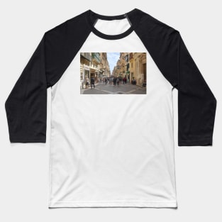 Valletta, Malta Baseball T-Shirt